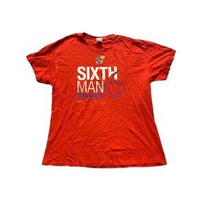 VTG Kansas Jayhawks Shirt Adult Extra Large NCAA Rock Chalk Allen Fieldhouse Men